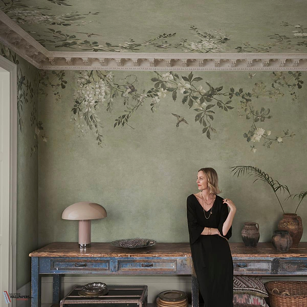 Luca Square wallpaper-Sandberg-Selected Wallpapers-Interiors