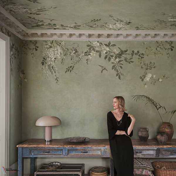 Luca Square wallpaper-Sandberg-Selected Wallpapers-Interiors