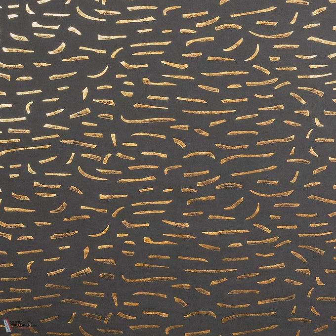 Luméis behang-Casamance-Noir de lune bronze-Meter (M1)-Selected Wallpapers-Interiors
