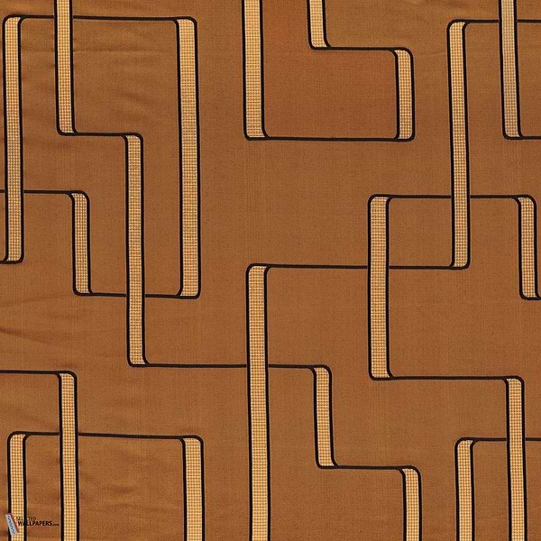 Lusio stof-Casamance-Terre de seinne-Meter (M1)-Selected Wallpapers-Interiors