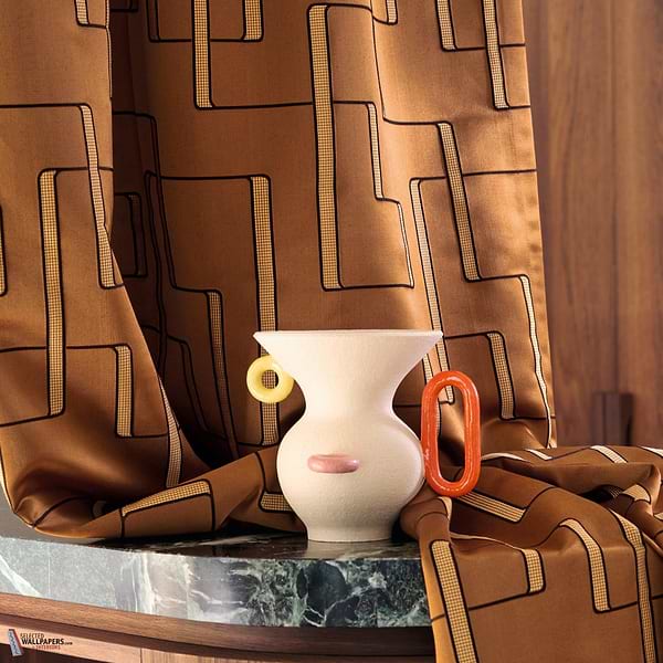 Lusio stof-Casamance-Selected Wallpapers-Interiors