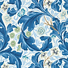 Leicester behang-behang-Morris & Co-Paradise Blue-Rol-Selected Wallpapers &amp; Interiors