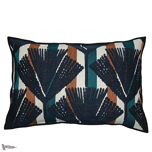 Madère kussen-Casamance-Multico Terracota Fonce-40 x 60 cm-Selected Wallpapers-Interiors
