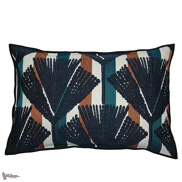 Madère kussen-Casamance-Multico Terracota Fonce-40 x 60 cm-Selected Wallpapers-Interiors