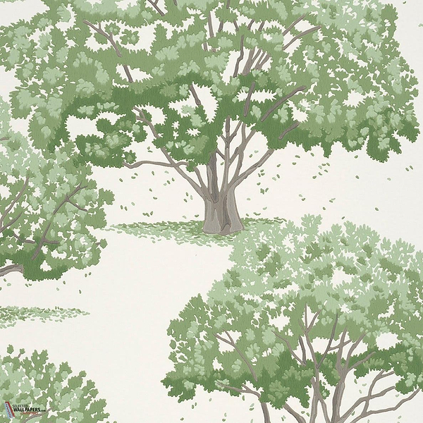 Magnolia Blossom behang-Little Greene-Hopper-Rol-Selected Wallpapers-Interiors