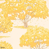 Magnolia Blossom wallpaper-Little Greene-Indian Yellow-Roll-Selected Wallpapers-Interiors