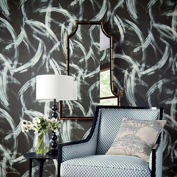Magnus behang-Thibaut-Selected Wallpapers-Interiors