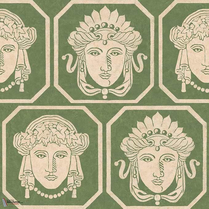 Maiorum behang-Coordonne-Moss-Non Woven-Rol-Selected Wallpapers-Interiors