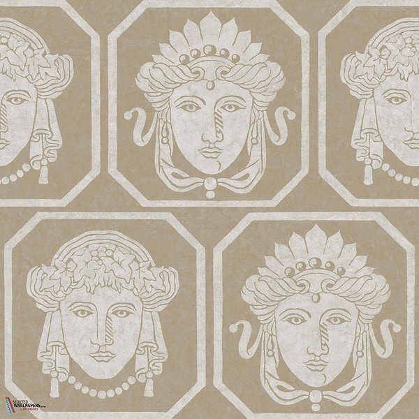 Maiorum behang-Coordonne-Sand-Non Woven-Rol-Selected Wallpapers-Interiors