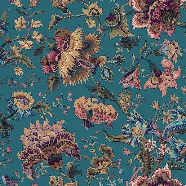 Majorelle behang-House of Hackney-wallpaper-tapete-Azure-200 cm-Selected-Wallpapers-Interiors