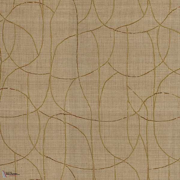 Mandala stof-Casamance-Mordoré-Meter (M1)-Selected Wallpapers-Interiors