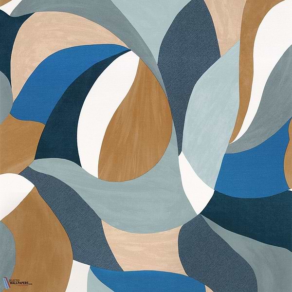 Mandorla-Behang-Tapete-Casamance-Pierre Bleue/Camel-Rol-76200508-Selected Wallpapers