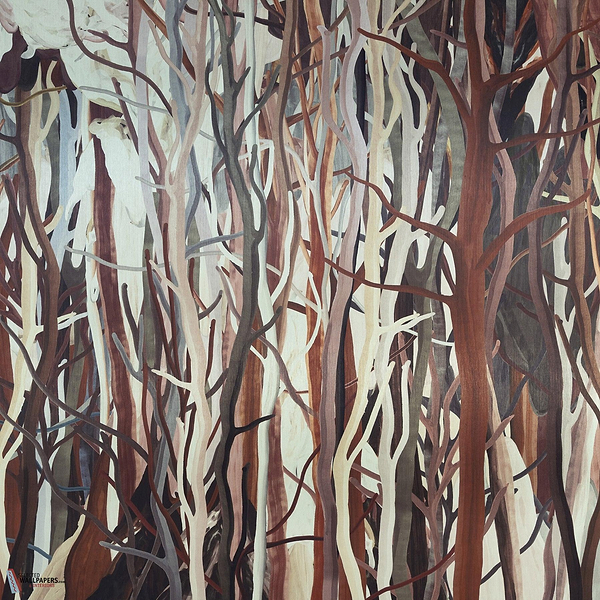 Mangrove behang-Arte-Coffee Root-Set-Selected Wallpapers-Interiors