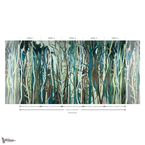 Mangrove behang-Arte-Selected Wallpapers-Interiors