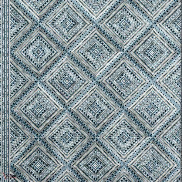 Marquetry Trellis behang-Zoffany-Azure-Meter-Selected Wallpapers-Interiors