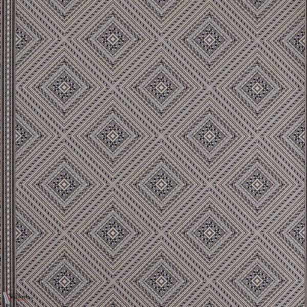 Marquetry Trellis behang-Zoffany-Slate-Meter-Selected Wallpapers-Interiors