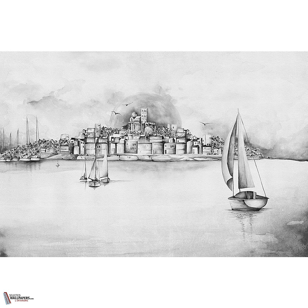 Massilia behang-Les Dominotiers-02-Non Woven (70 cm)-M2-Selected Wallpapers-Interiors