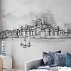 Massilia behang-Les Dominotiers-Selected Wallpapers-Interiors