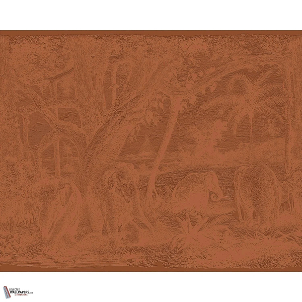 Maximus behang-Casamance-wallpaper-tapete-Terracotta-Set-Selected-Wallpapers-Interiors
