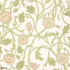 May's Tulip wallpaper-Little Greene-Clay-Roll-Selected Wallpapers-Interiors