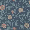 May's Tulip wallpaper-Little Greene-Hicks' Blue-Roll-Selected Wallpapers-Interiors