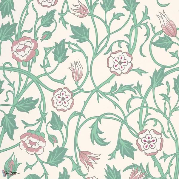 May's Tulip wallpaper-Little Greene-Linen Wash-Roll-Selected Wallpapers-Interiors