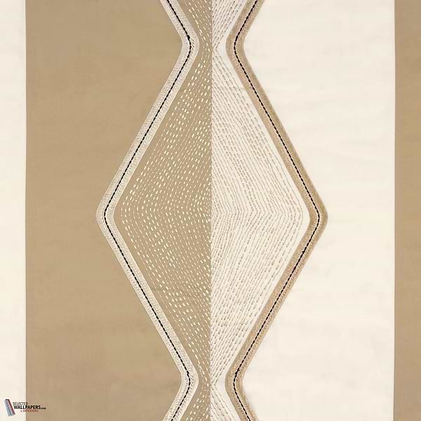 Mesa stof-Casamance-Beige-Meter (M1)-Selected Wallpapers-Interiors