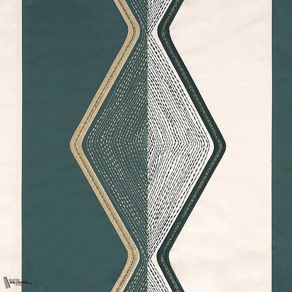 Mesa stof-Casamance-Pétrole-Meter (M1)-Selected Wallpapers-Interiors