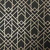 Metro wallpaper in Jet van 1838 wallcoverings