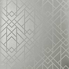 Metro wallpaper in Soft Grey van 1838 wallcoverings