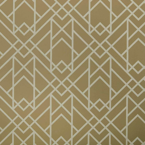 Metro Tapete in Mustard van 1838 wallcoverings