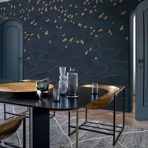 Migration behang-Casamance-wallpaper-tapete-Selected-Wallpapers-Interiors