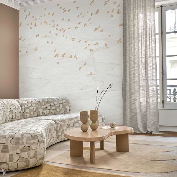 Migration behang-Casamance-wallpaper-tapete-Selected-Wallpapers-Interiors
