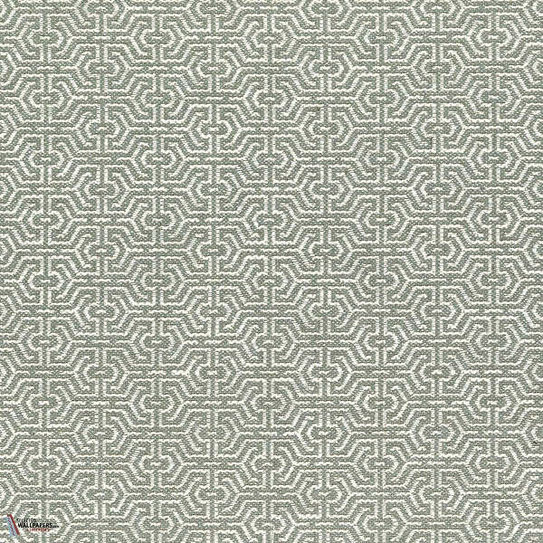 Milan stof-Casamance-Bleu galet-Meter (M1)-Selected Wallpapers-Interiors