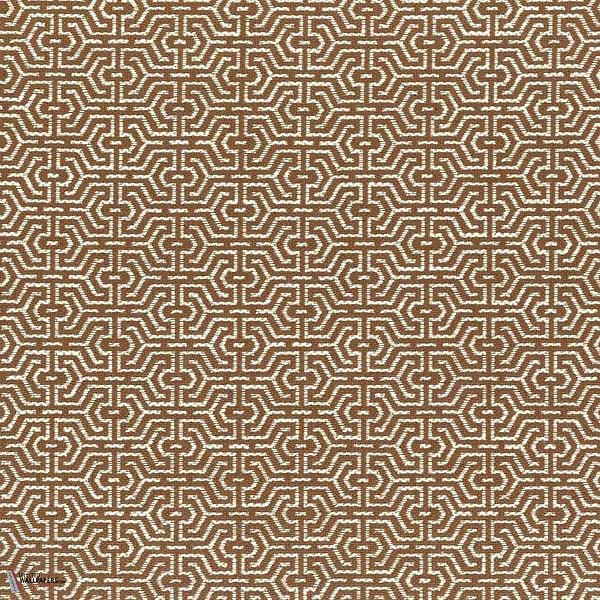 Milan stof-Casamance-Cognac-Meter (M1)-Selected Wallpapers-Interiors