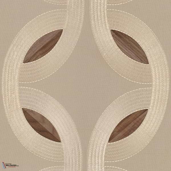 Mimbeau behang-Casamance-Beige Taupe-Meter (M1)-Selected Wallpapers-Interiors