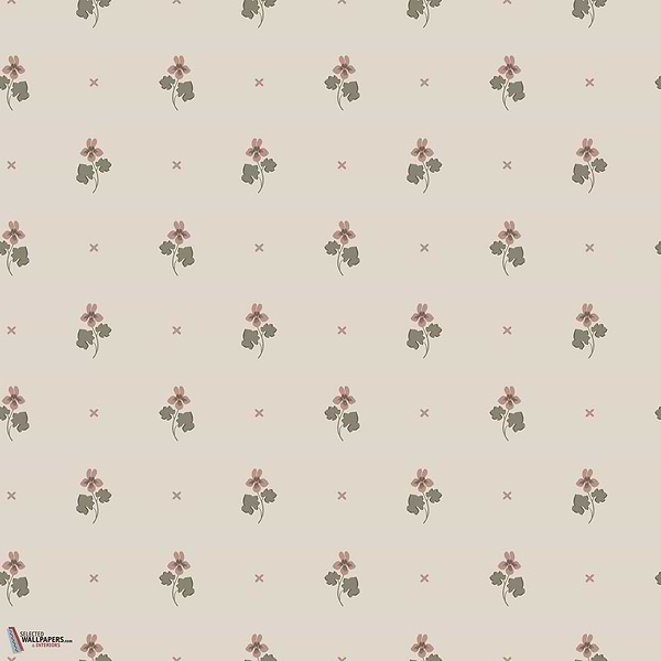 Mimi wallpaper-Sandberg-Blush-Roll-Selected Wallpapers-Interiors