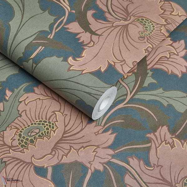 Minerva behang-House of Hackney-wallpaper-tapete-Selected-Wallpapers-Interiors