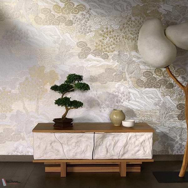 Mitake behang-Pierre Frey-Selected Wallpapers-Interiors