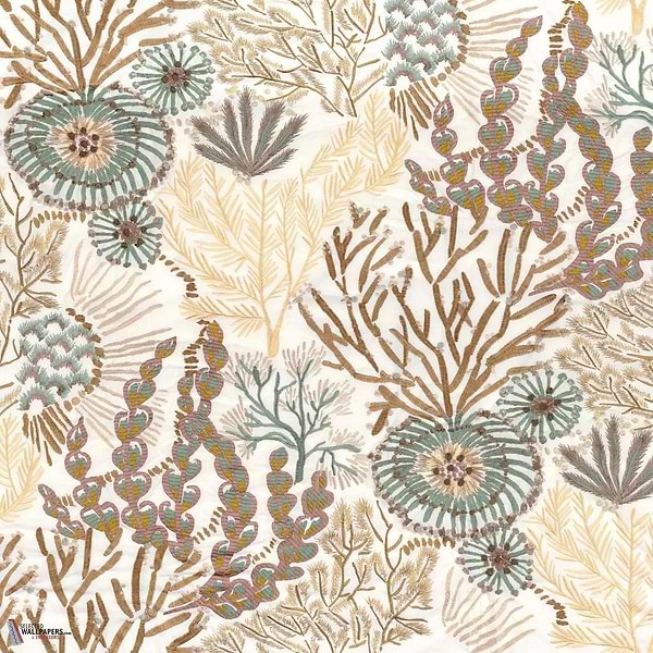 Moana stof-Casamance-Céladon vanille-Meter (M1)-Selected Wallpapers-Interiors