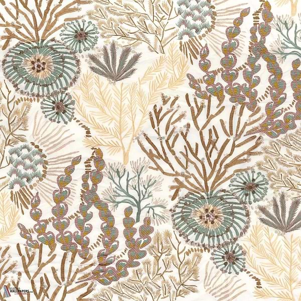 Moana stof-Casamance-Céladon vanille-Meter (M1)-Selected Wallpapers-Interiors