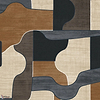 Modernismo behang-Casamance-wallpaper-tapete-Anthracite/Marine-Rol-Selected-Wallpapers-Interiors