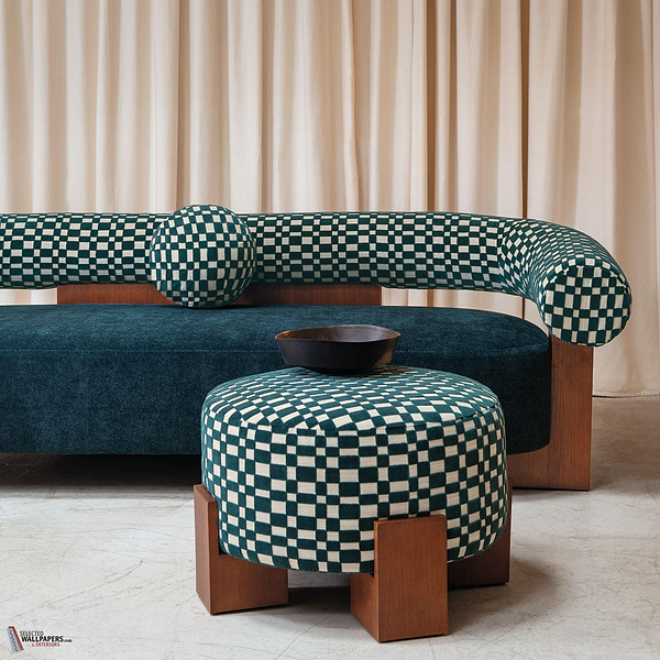 Modulor fabric-Casamance-Selected Wallpapers-Interiors