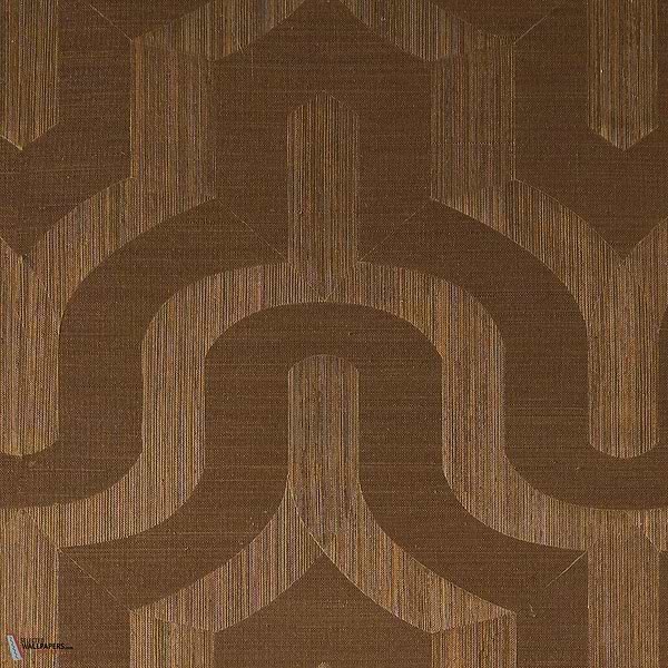 Mogador behang-Casamance-Ambre-Meter (M1)-Selected Wallpapers-Interiors