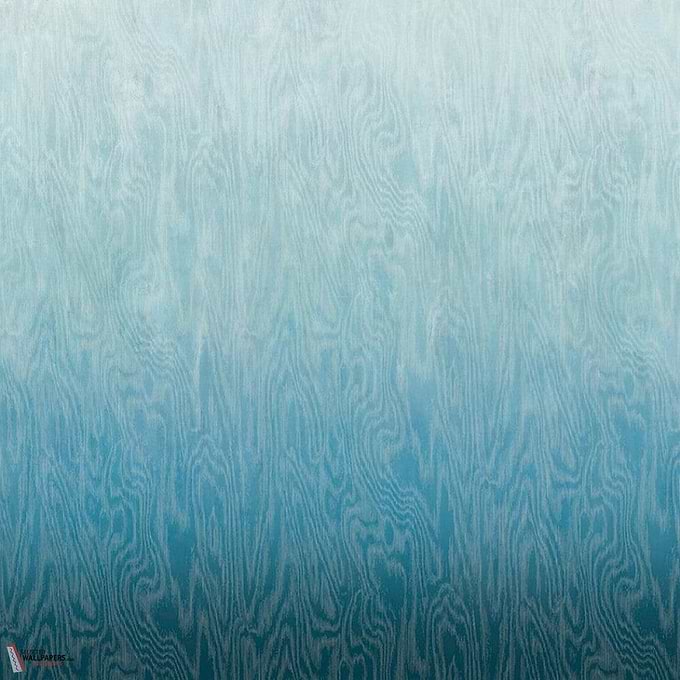 Moiré behang-Masureel-Blue-Paneel A-260 cm-Selected Wallpapers-Interiors