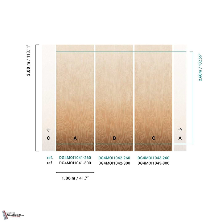 Moiré behang-Masureel-Selected Wallpapers-Interiors