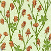 Monkshood-behang-tapete-wallpaper-Morris & Co-Tangerine/Sage-Rol-Selected-Wallpapers-Interiors