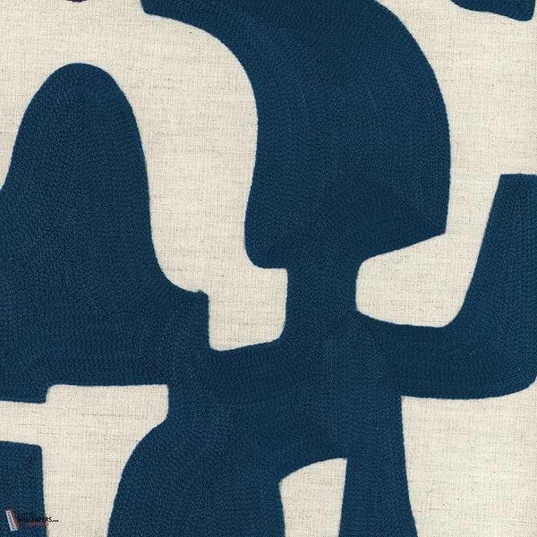 Monodie behang-Casamance-wallpaper-tapete-Blue Craie-Meter (M1)-Selected-Wallpapers-Interiors