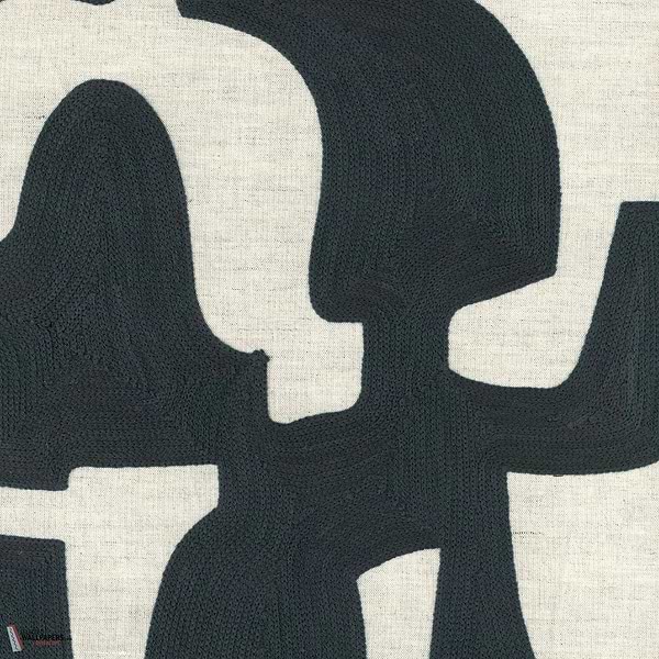 Monodie behang-Casamance-wallpaper-tapete-Anthracite Craie-Meter (M1)-Selected-Wallpapers-Interiors