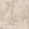 Montfort Mural wallpaper-Sandberg-Terracotta-Mattic-M2-Selected Wallpapers-Interiors